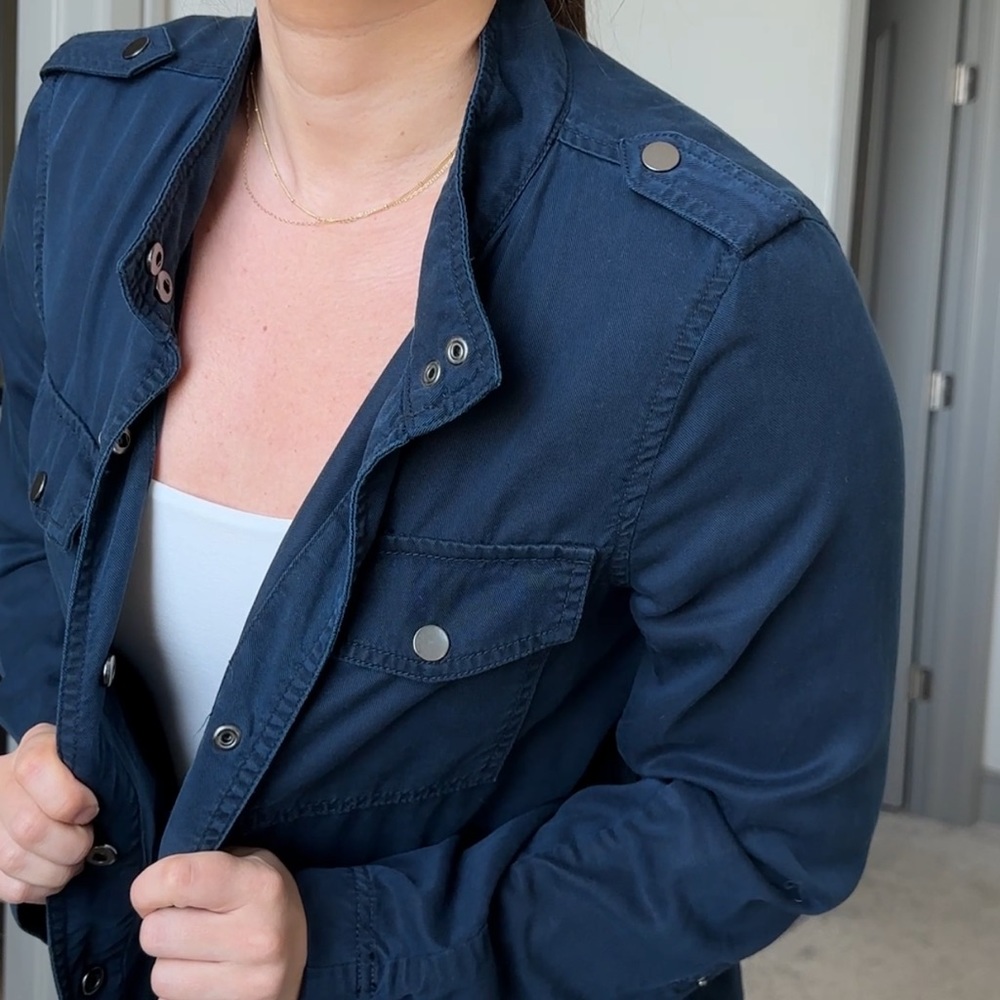 LOFT Navy Jacket - Picture 12 of 12